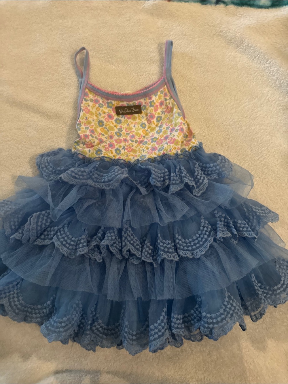 Matilda Jane Blue Layered Tulle ‘Make a Wish’ Dress